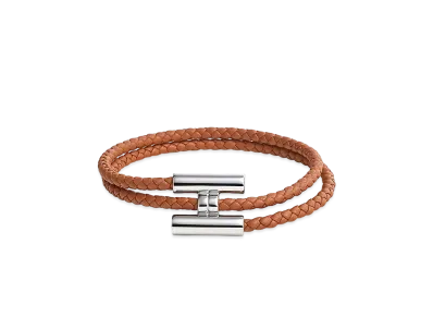 Hermes Tournis Tresse Bracelet "Gold/Palladium"