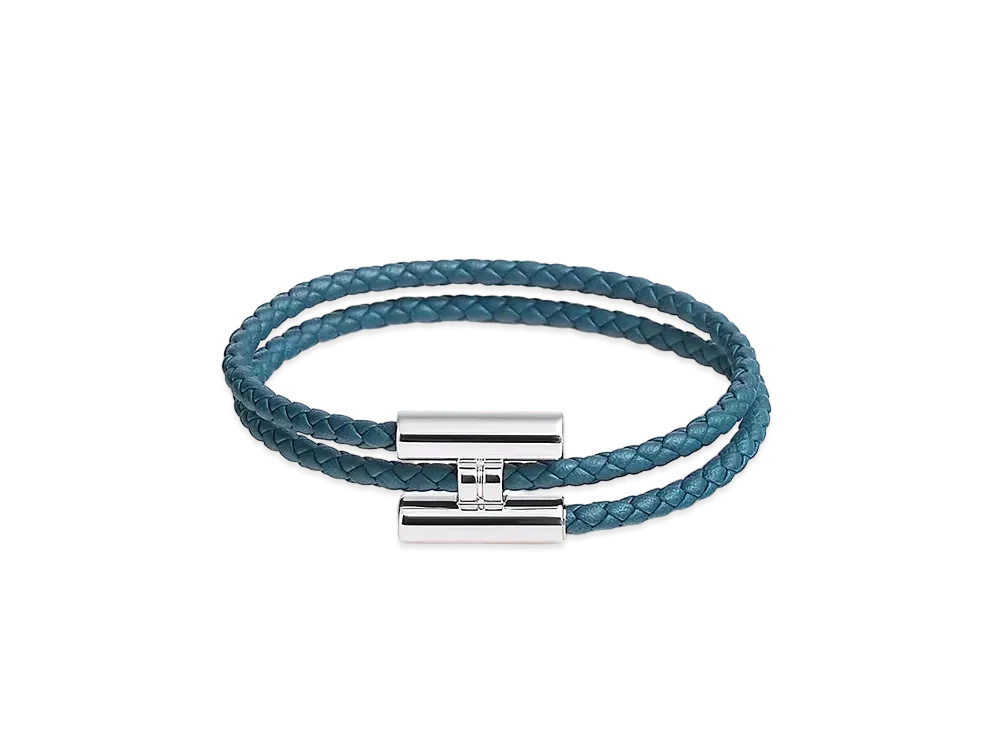 エルメス レザーブレスレット トゥルニ トレッセ 