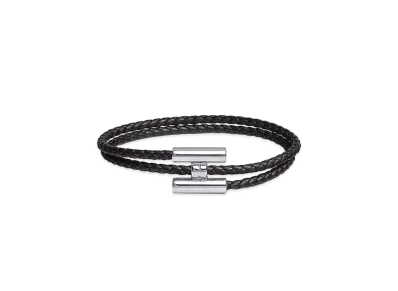 Hermes Tournis Tresse Bracelet "Noir"