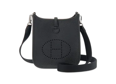 Hermes Evelyne TPM Shoulder Bag Silver-Tone Hardware "AV Noir"