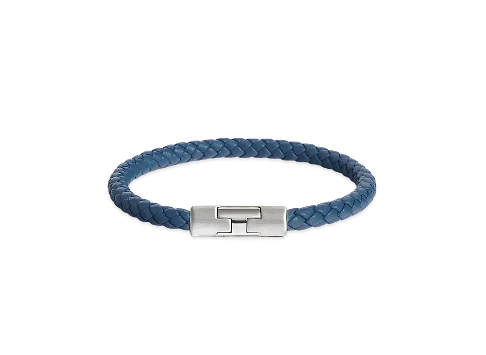 HERMES レザーブレスレット パズルH ネイビー HERMES レザーブレスレット パズルH ネイビー