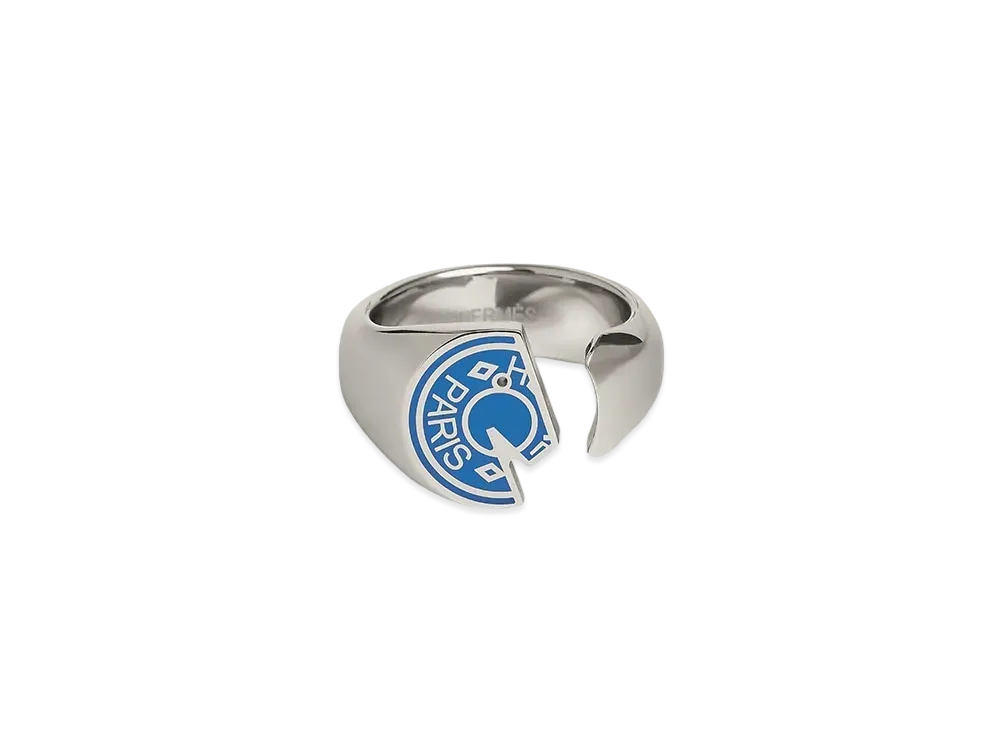 Hermes Carrousel Ring "Bleu De France"