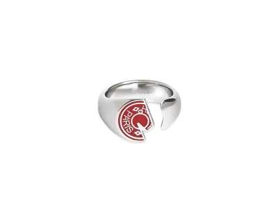 Hermes Carrousel Ring "Rouge H"