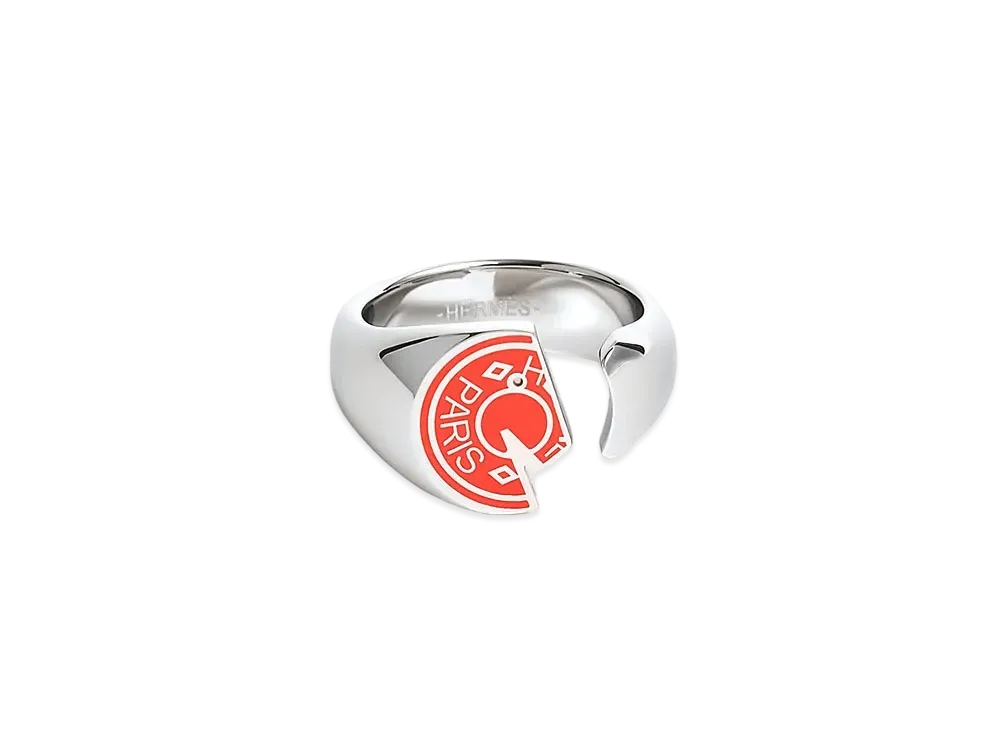 Hermes Carrousel Ring "Orange Field"