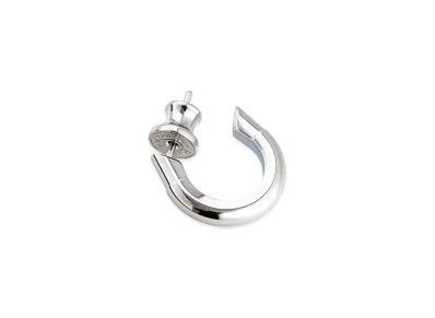 Hermes Sabot Single Earring "Bleu Lin"