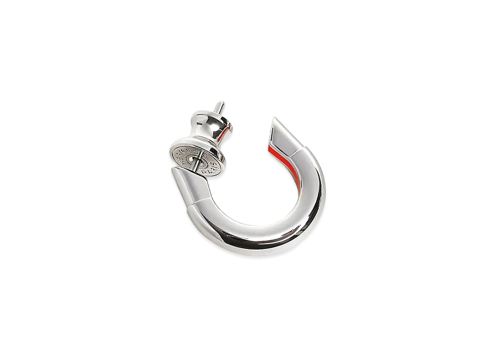 Hermes Sabot Single Earring "Orange Sature"