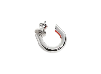 Hermes Sabot Single Earring "Orange Sature"