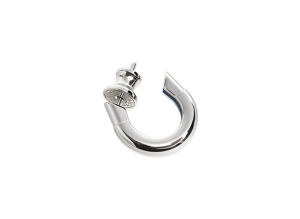 Hermes Sabot Single Earring "Navy"