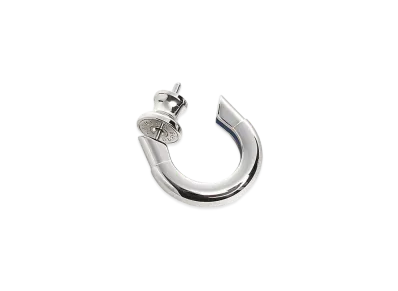 Hermes Sabot Single Earring "Navy"