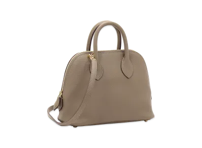 Hermes Women's Bolide 1923 Mini Verso Veau Evercolor Handbag "Etoupe/Ebene"
