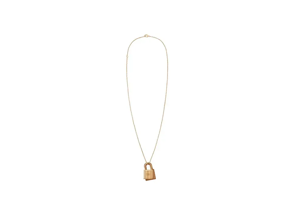Hermes Small O Kelly Pendant Swift "Gold/Gold"