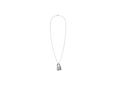 Hermes Small O Kelly Pendant Swift "Palladium/Etoupe"