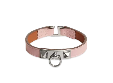 Hermes Rivale Mini Bracelet "Rose Sakura/Palladium"