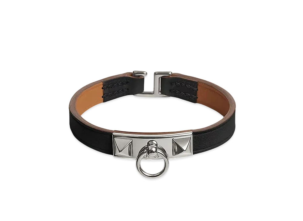Hermes Rivale Mini Bracelet "Noir/Palladium"