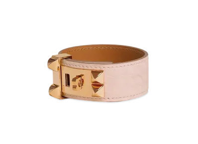 Hermes Collier de Chien 24 Bracelet "Rose Eglantine/Pink Gold"