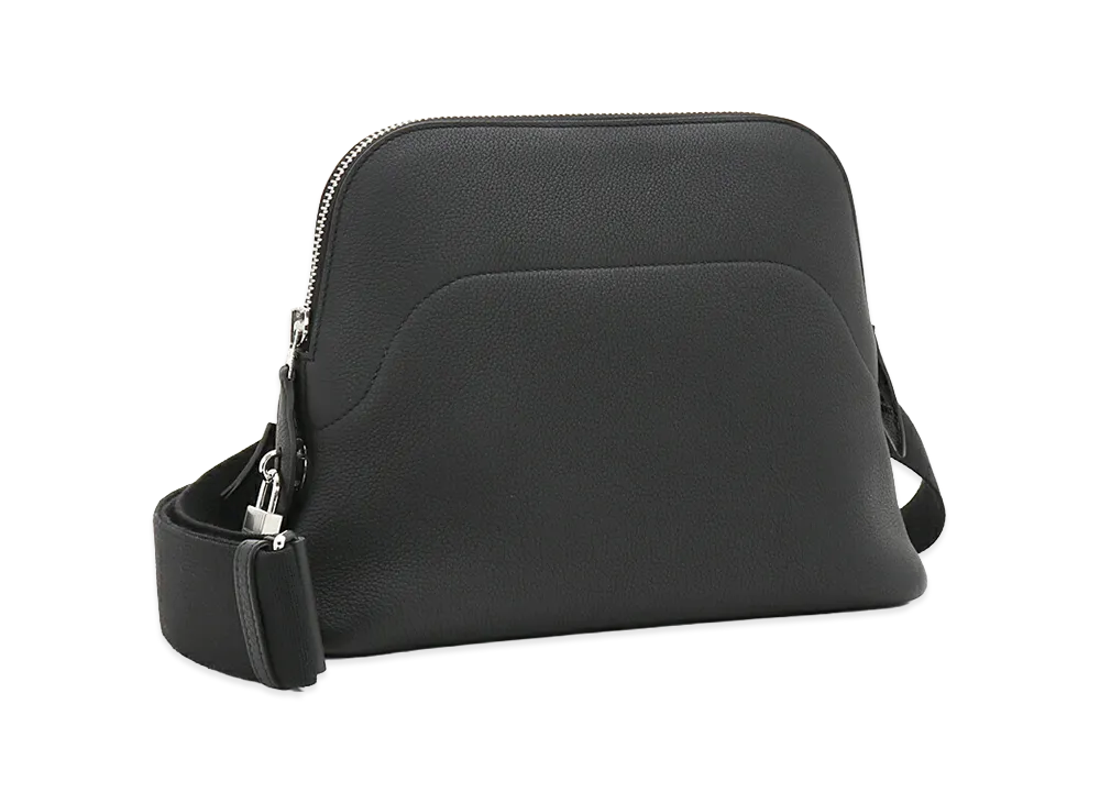 Hermes Women's Bolide Messenger Togo Shoulder Bag "Noir"