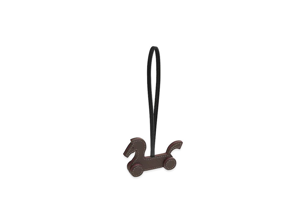 Hermes Cheval A Roulettes Charm "Ebene/Terre/Noir"