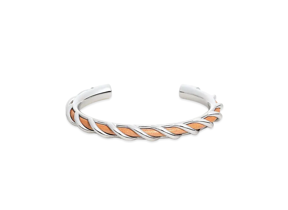 Hermes Torsade Bracelet "Naturel Bouton D'or"