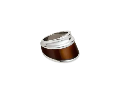Hermes Equus Ring "Marron Transparent"