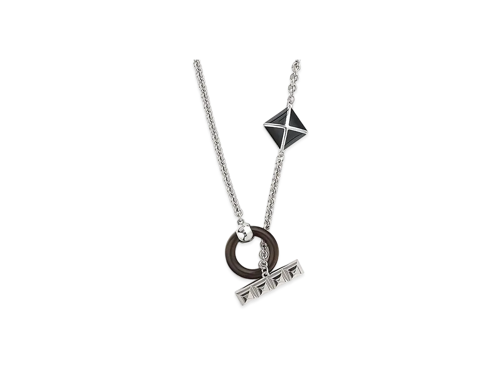 Hermes Medor XO Necklace "Noir"