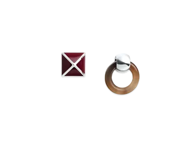 Hermes Medor XO Earrings "New Rouge H"