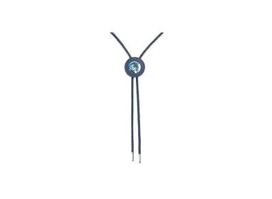 Hermes Cheval Punk Bolo Tie Necklace "Navy"