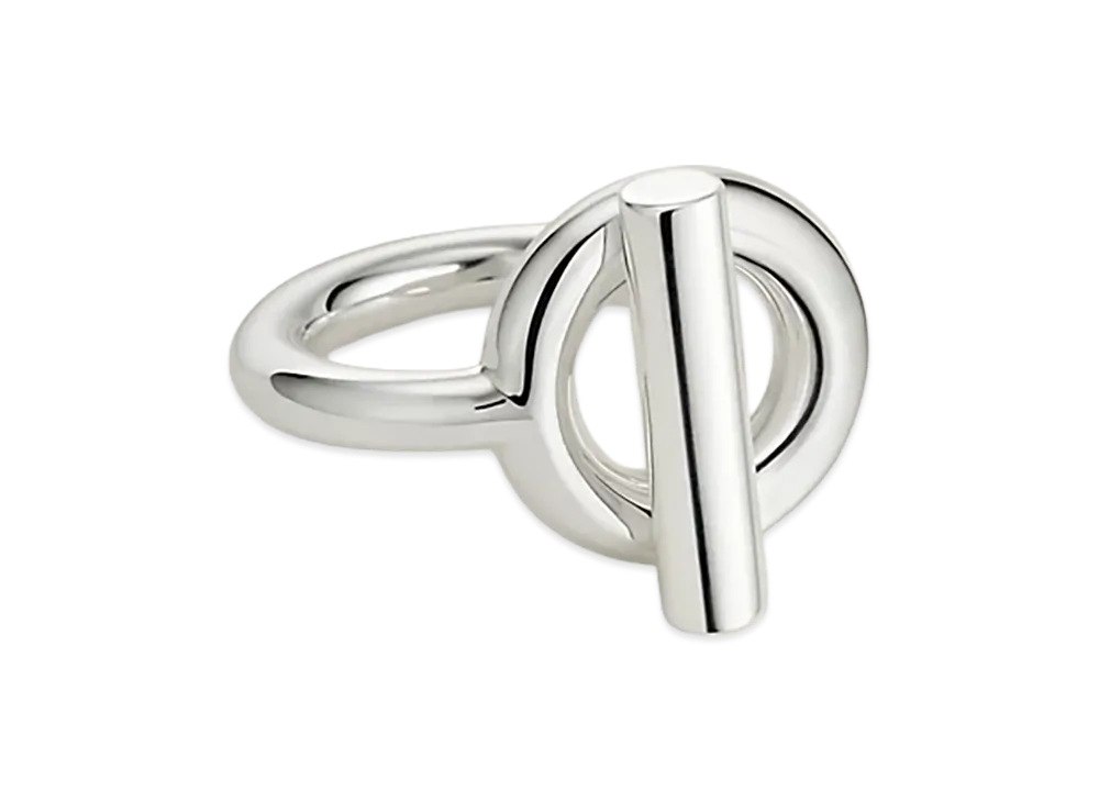 Hermes Echappee Hermes Ring GM "Silver"