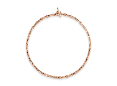 Hermes Chaine D'ancre Necklace TPM "Rose Gold"