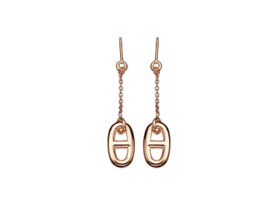 Hermes Farandole Earrings Small Model "Rose Gold"