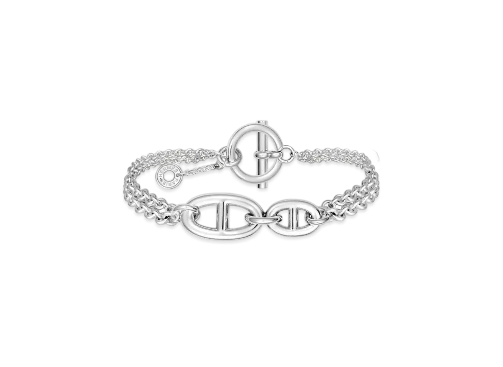 Hermes Small Farandole Bracelet "Silver"