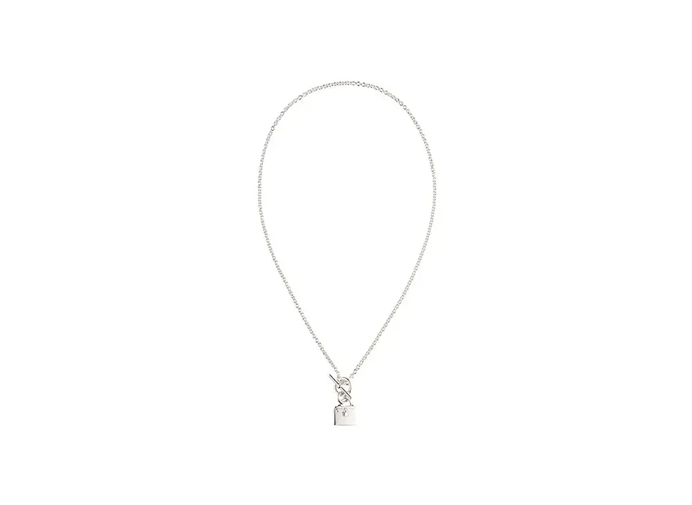 Hermes Amulettes Kelly Pendant "Silver"