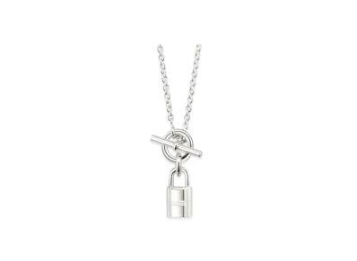 Hermes Amulettes Cadena Pendant "Silver"
