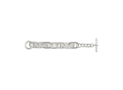Hermes Chaine D'ancre Alea II Bracelet GM "Silver"