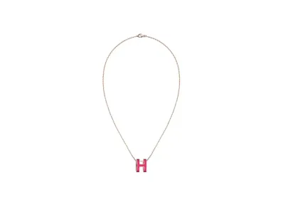 Hermes Pop H Pendant "Rose Gold/Rose Extreme"