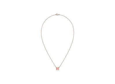 Hermes Mini Pop H Pendant "Rose Gold/Rose Azalee"
