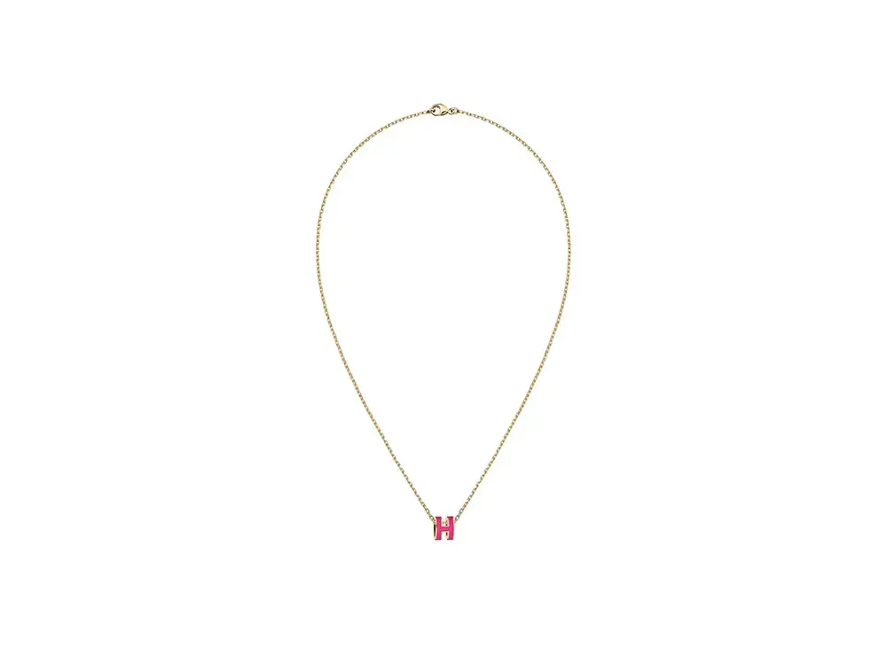 Hermes Mini Pop H Pendant "Gold/Rose Extreme"
