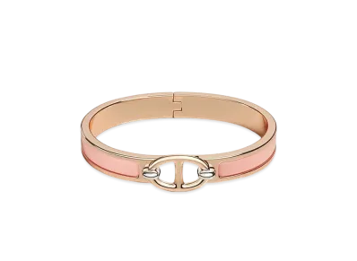 Hermes Mini Clic Chaine D'ancre Bracelet "Rose Candeur/Pink Gold"