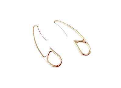 Hermes Chaine D'ancre Punk Earrings "Rose Gold"