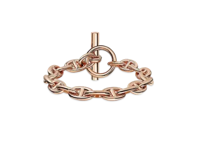 Hermes Chaine D'ancre 18K Bracelet Small Model "Rose Gold"