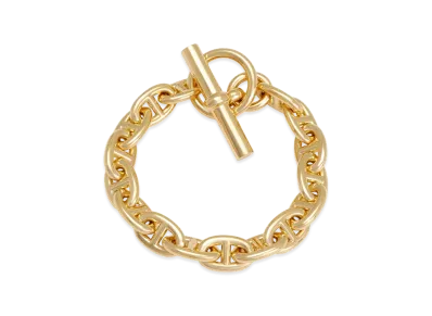 Hermes Chaine D'ancre PM K18 Bracelet "Yellow Gold"