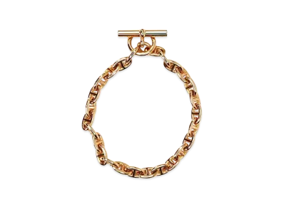 Hermes Chaine D'ancre TPM K18 Bracelet "Yellow Gold"