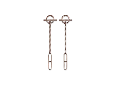 Hermes Echappee Earring "Rose Gold"