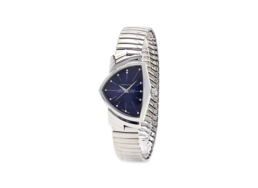 Hamilton Ventura Quartz 50x32mm "Silver/Blue"