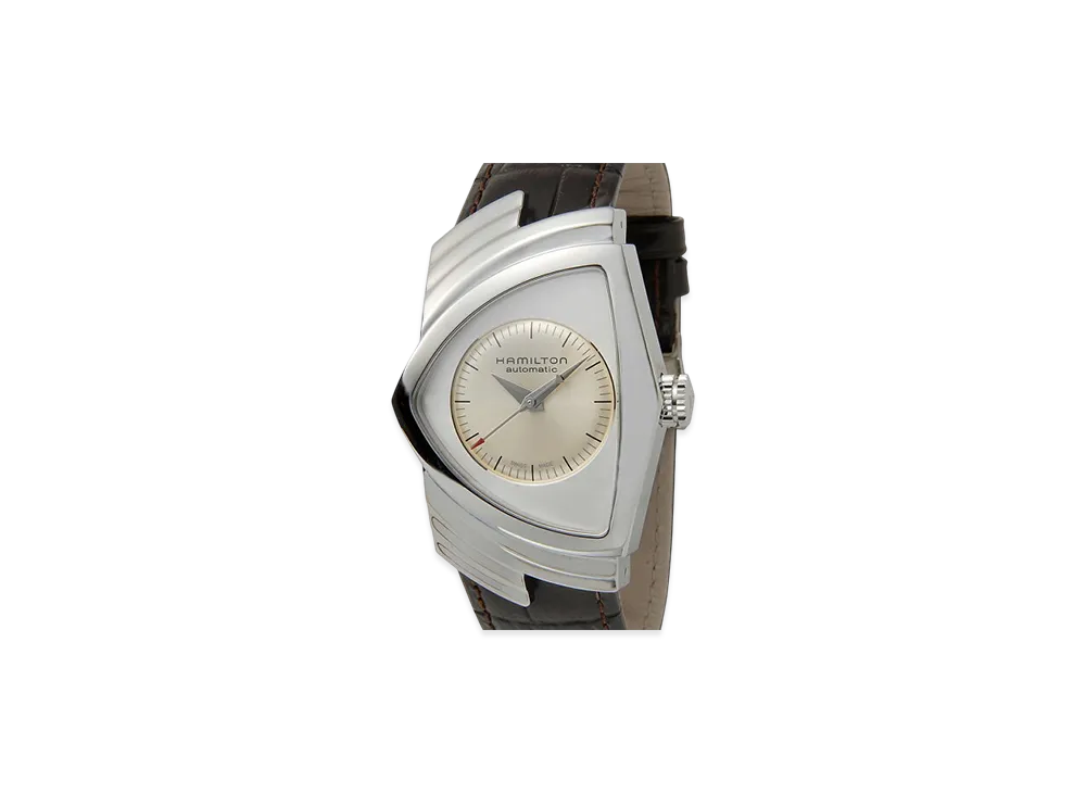 Hamilton Ventura Auto "Stainless Steel/Champagne/Brown"
