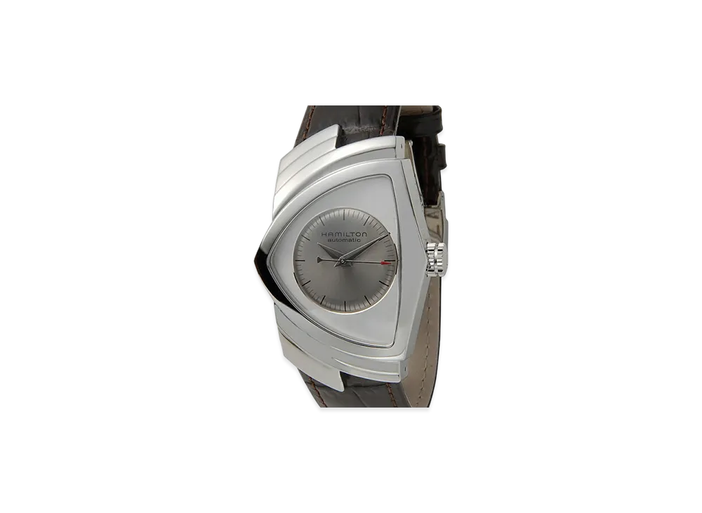 Hamilton Ventura Auto "Stainless Steel/Grey/Brown"