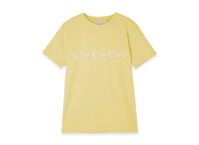 GIVENCHY Crew Neck T-Shirt "Gold Yellow"