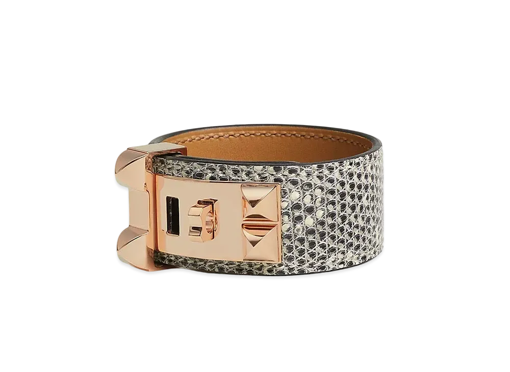 Hermes Collier de Chien 24 Bracelet "Ombres/Pink Gold"