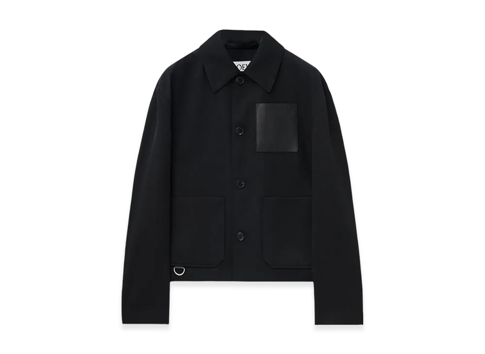 LOEWE Workwear Jacket in Wool "Black"