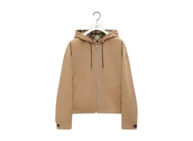 LOEWE Men's Reversible Jacket in Cotton and Silk "Beige"