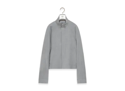 LOEWE Zip-Up Jacket "Light Grey"